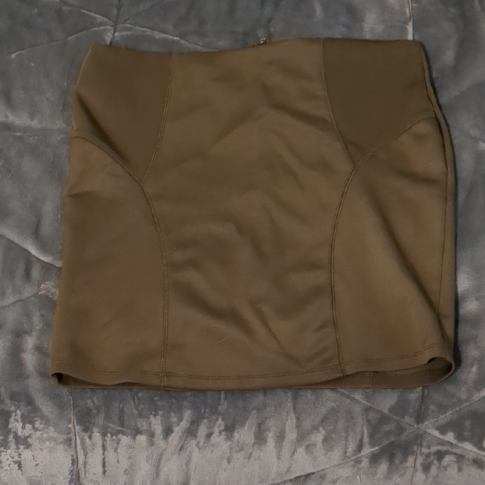 ✨Chic Brown Midi Skirt